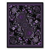 Purple Mystic Swirl Abstract Area Rug