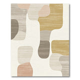 Organic Abstract Beige Neutral Abstract Area Area Rug