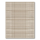 Geometric Modern Beige Plaid Woven Area Rug