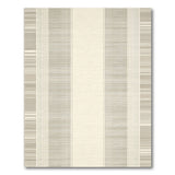 Beige Gray Vertical Striped Area Rug