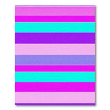 Playful Multi-Color Striped Kids Area Rug