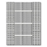 Bold Black White Wavy Stripe Geometric Rug