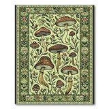 Whimsical Mushroom Forage Persian Rug