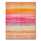 Radiant Multi-Color Striped Area Rug