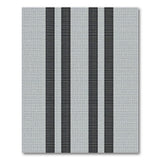 Bold Black Vertical Stripe Woven Area Rug