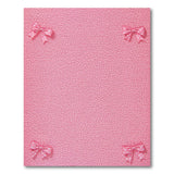 Pink Shag Rug with Polka Dot Bows