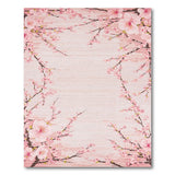 Blush Pink Cherry Blossom Area Rug