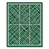 Emerald Green Lattice Trellis Area Rug