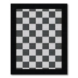 Geometric Modern Bold Black White Checkered Geometric Area Rug