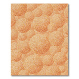 Orange Overlapping Circle Area Rug