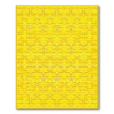 Yellow Vibrant Yellow Geometric Modern Area Rug