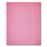 Charming Pink Gingham Checkered Area Rug