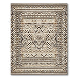 Heritage Tribal Beige and Neutral Beige Heritage Tribal Geometric Area Rug