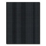 Black White Geometric Grid No. 12 Area Rug