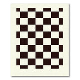 Bold Black White Checkerboard Area Rug