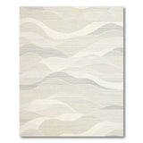 Abstract Grey Wave Abstract Area Area Rug