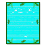 Coastal Beach Ocean Sailboat Rug