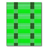 Green Black Buffalo Check Woven Rug