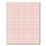 Geometric Modern Pink Checkered Washable Area Rug