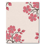 Blush Pink Floral Branches Area Rug