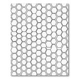 Black and White Black White Honeycomb Hexagon Area Rug