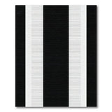 Geometric Modern Black and White Bold Black White Vertical Stripe Rug