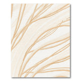 Sweeping Beige Branches Abstract Area Rug