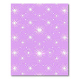 Purple Geometric Starburst Hexagon Rug