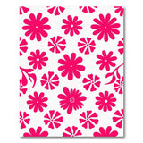 Pink Vibrant Pink Floral Area Rug