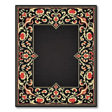 Traditional Persian Ornate Red Floral Persian Border Rug