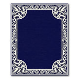 Traditional Persian Blue and Teal Navy Ornate Floral Border Area Rug