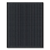 Black White Geometric Grid No. 9 Area Rug
