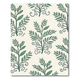 Green Leaf Vine Floral Area Rug