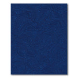 Deep Blue Wavy Geometric Area Rug