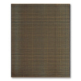 Black Gold Geometric Diamond Trellis Area Rug
