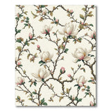 Blush Magnolia Floral Area Rug