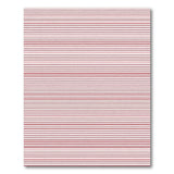 Pink and Red Horizontal Stripe Area Rug
