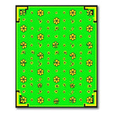 Emerald Green Lucky Clover Area Rug