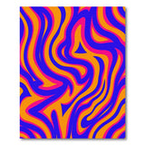 Psychedelic Swirl Abstract Area Rug