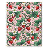Strawberry Garden Pink Area Rug