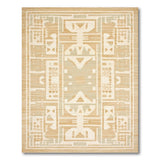 Beige Geometric Heritage Tribal No. 6 Area Rug