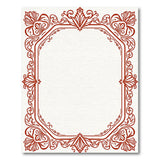 Ornate Red Persian Border Traditional Persian Area Rug