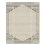 Beige Geometric Octagon Area Rug
