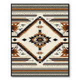 Southwestern Diamond Geometric Area Rug