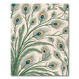 Multi-color and Patterns Majestic Peacock Feathers Area Rug