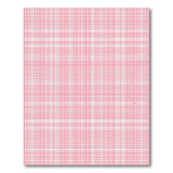 Pink Checkered Pink Gingham Checkered Area Rug