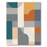 Geometric Abstract Multi-Color Area Rug