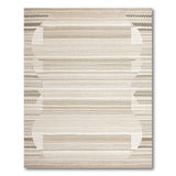 Beige Heritage Tribal Stripe Area Rug