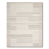Beige Grey Geometric Abstract Area Rug