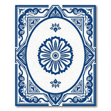 Elegant Blue Lotus Persian Area Rug